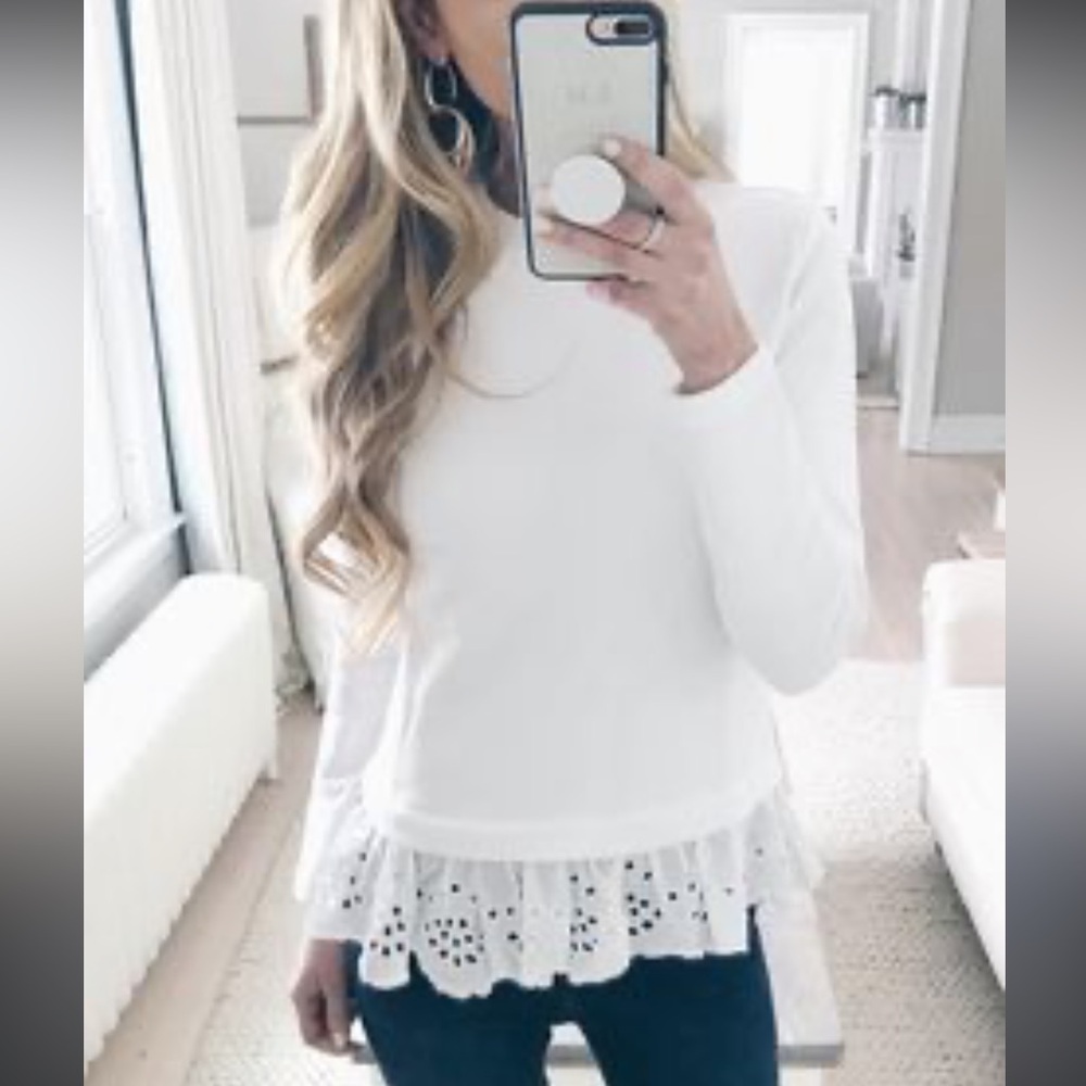 Womens banana republic layered sweater